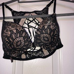Victoria's Secret Very Sexy Pushup Black Lace Bra